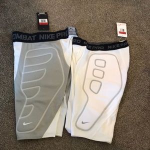 Nike Padded Compression Shorts NWT TWO PAIRS